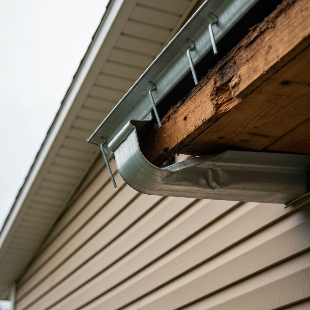 Before - Bethesda gutter project